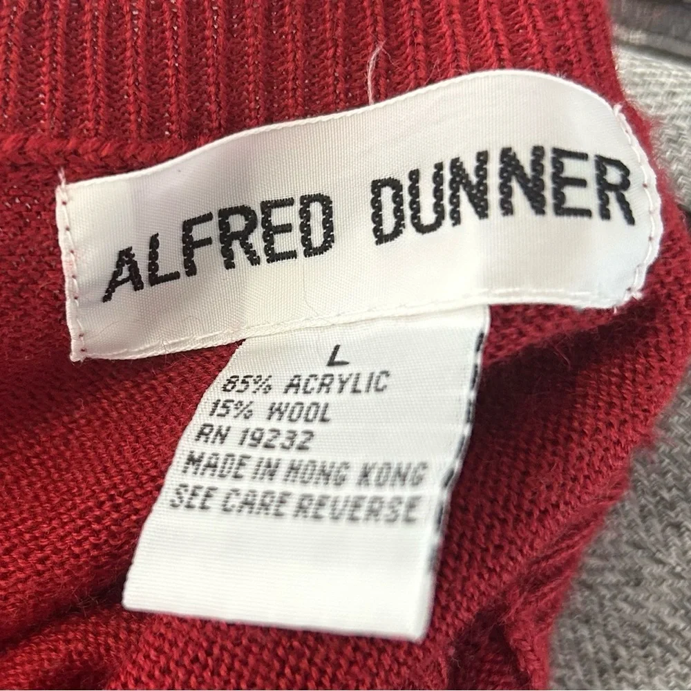 Cardigan alfred dunner sweater set woman size large
